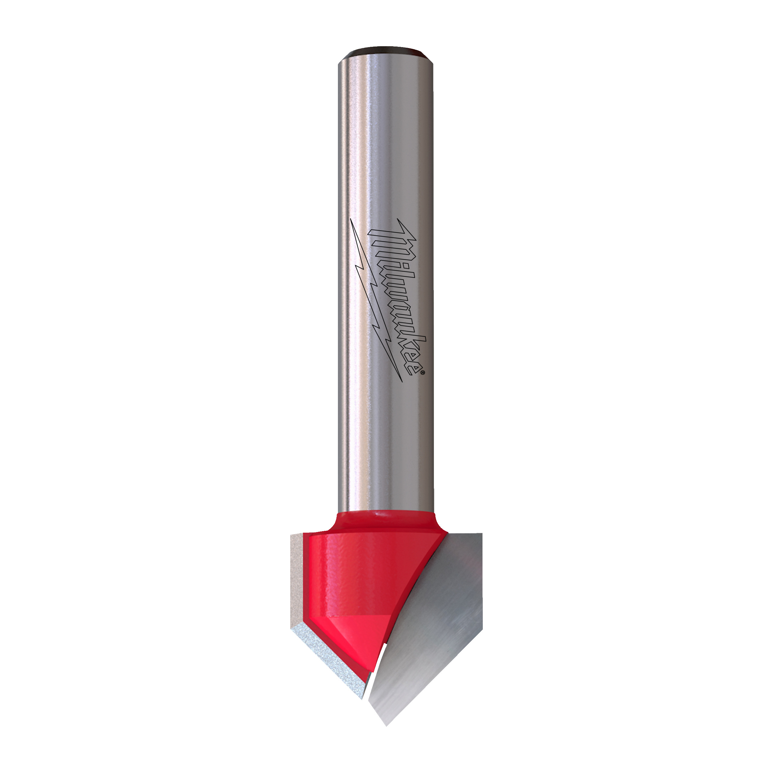 Fresa Madera ¼″ para ranurar en V a 90° 12,7/12,7-6,35/44,5mm