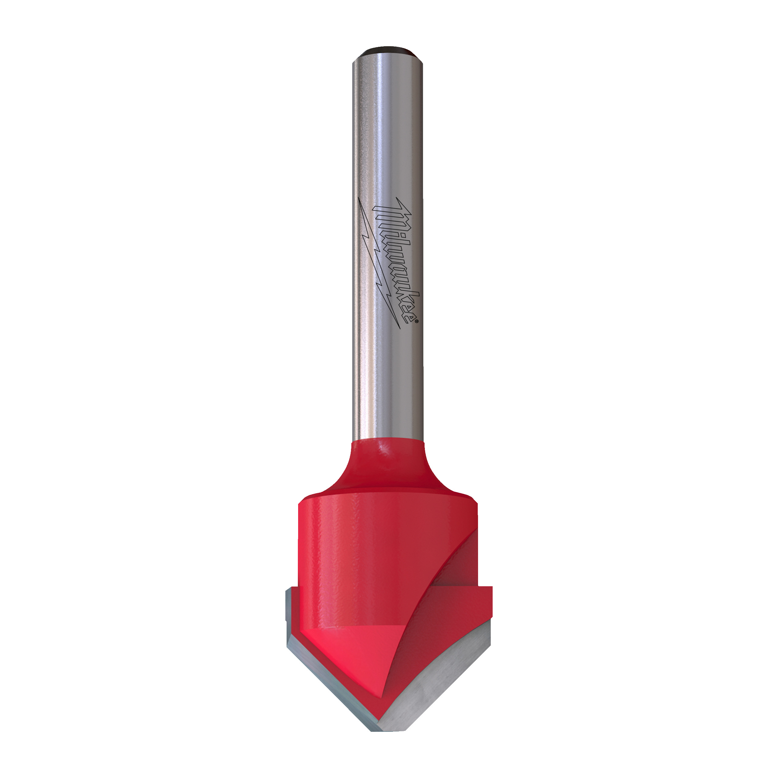 Fresa Madera ¼″ para ranurar en V a 90° (aluminio) 18/7,4/60mm