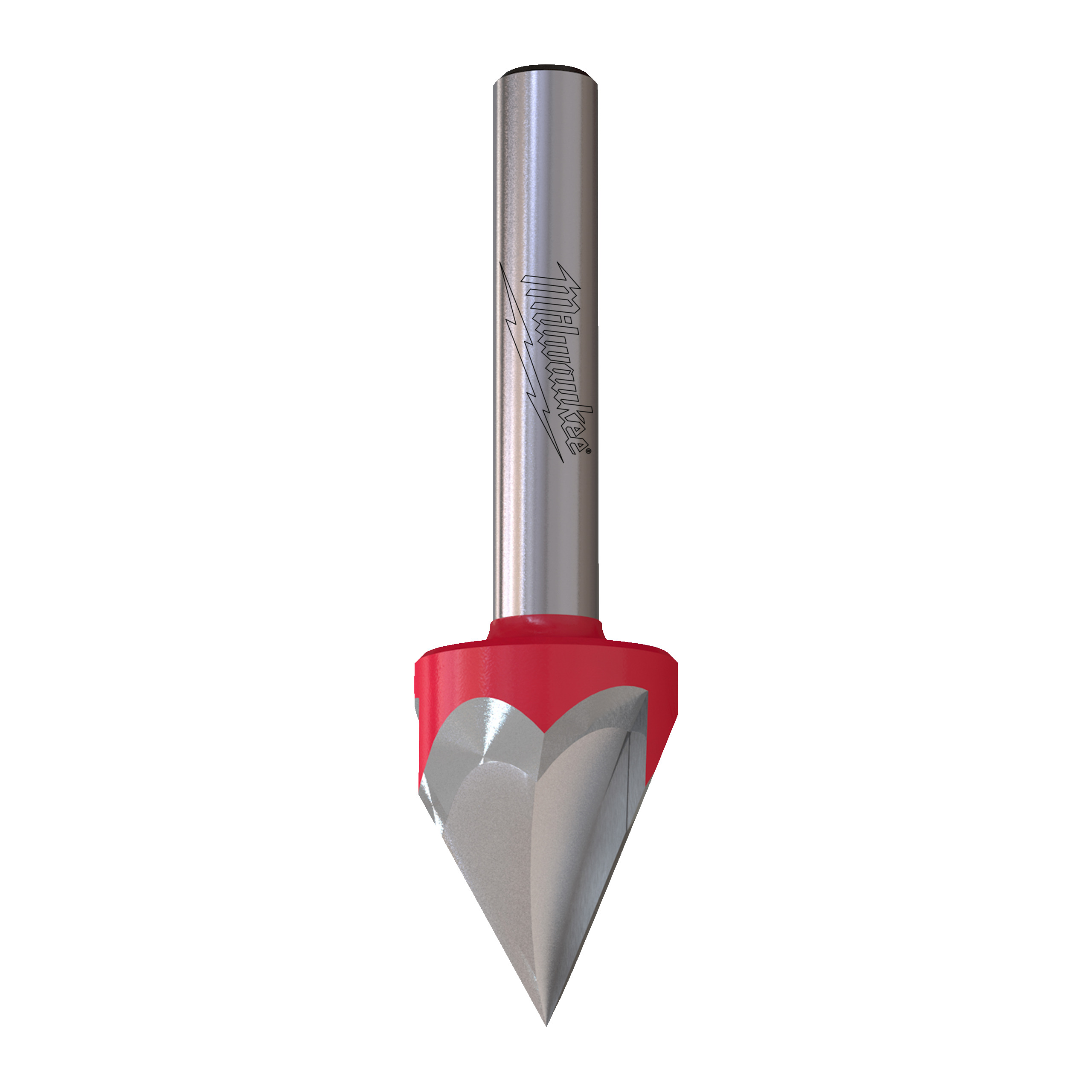 Fresa Madera 1/4" láser point para ranurar en V 12,7/11/57,2mm