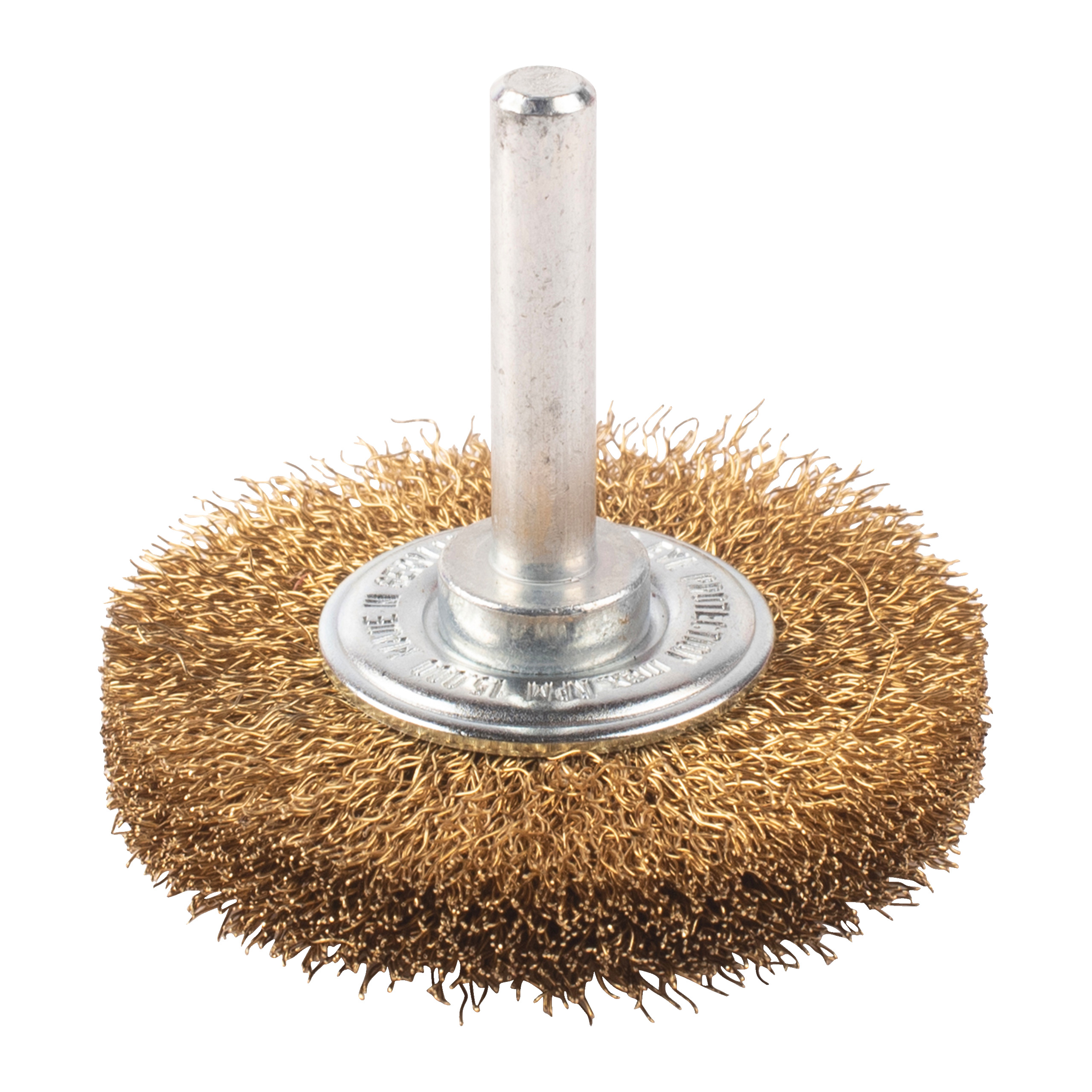 Cepillo Alambre circular ondulado 6mm 50x10 latón 0,2mm - 3uds