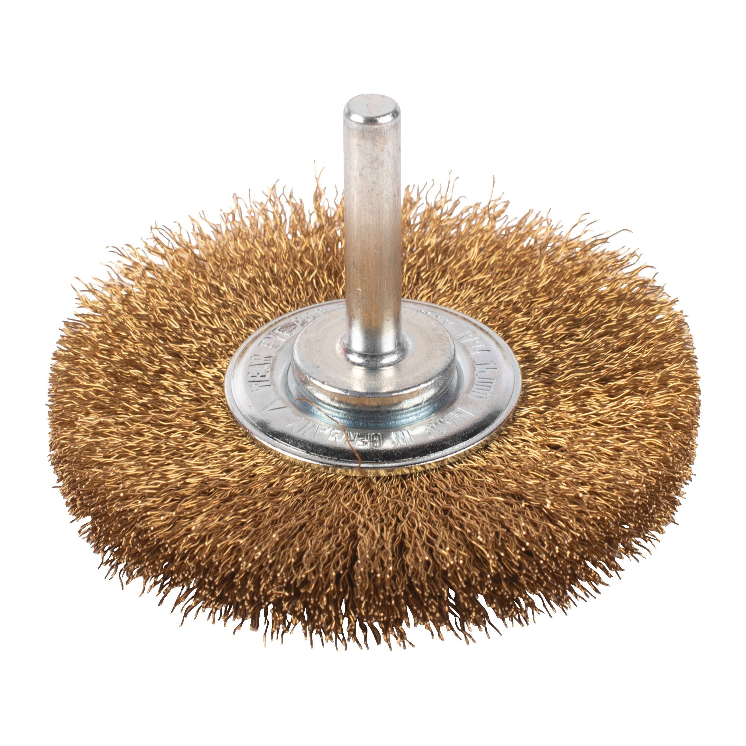 Cepillo Alambre circular ondulado 6mm 70x12 latón 0,2mm - 3uds