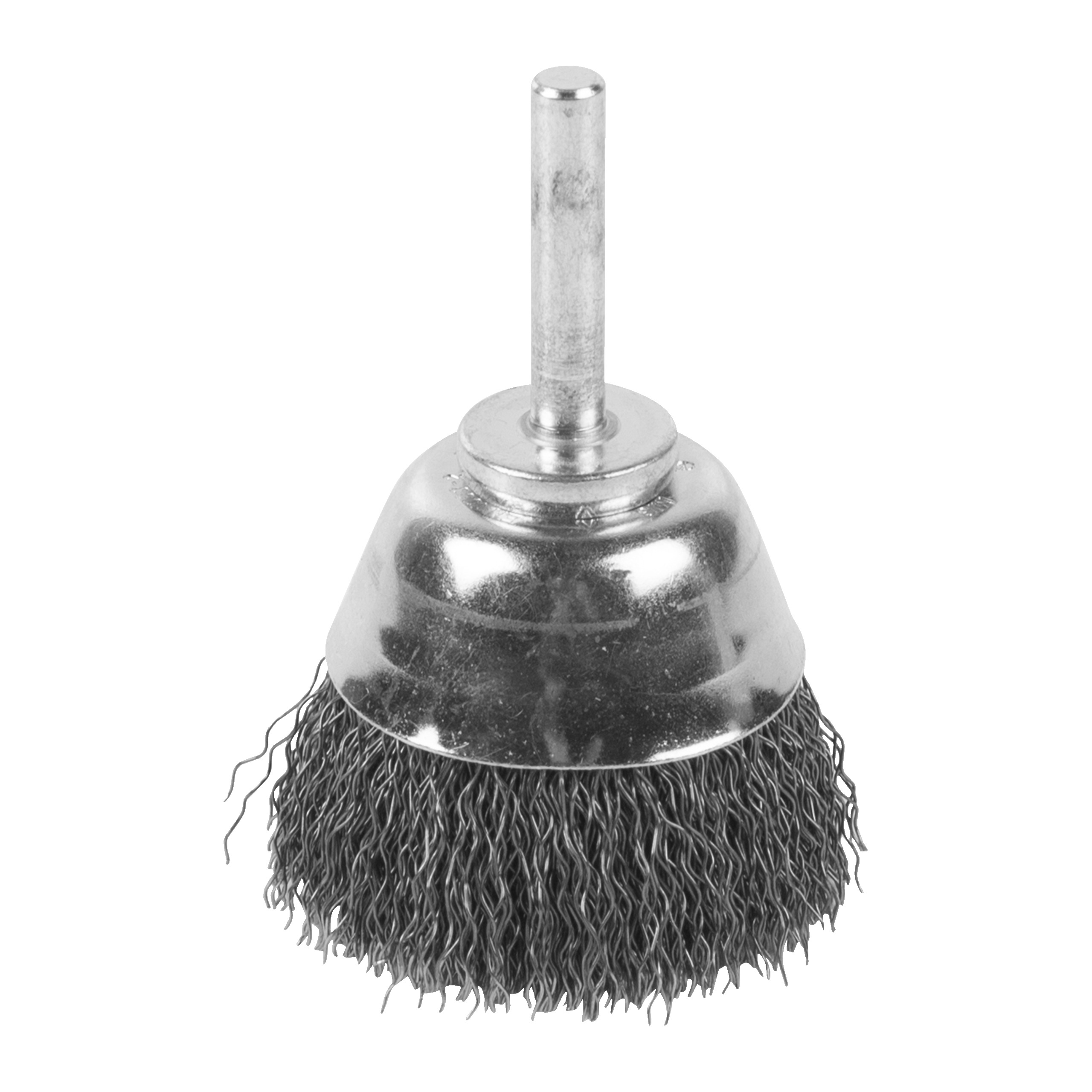 Cepillo Alambre de copa ondulado 6mm 50x20 acero 0,3mm - 3uds
