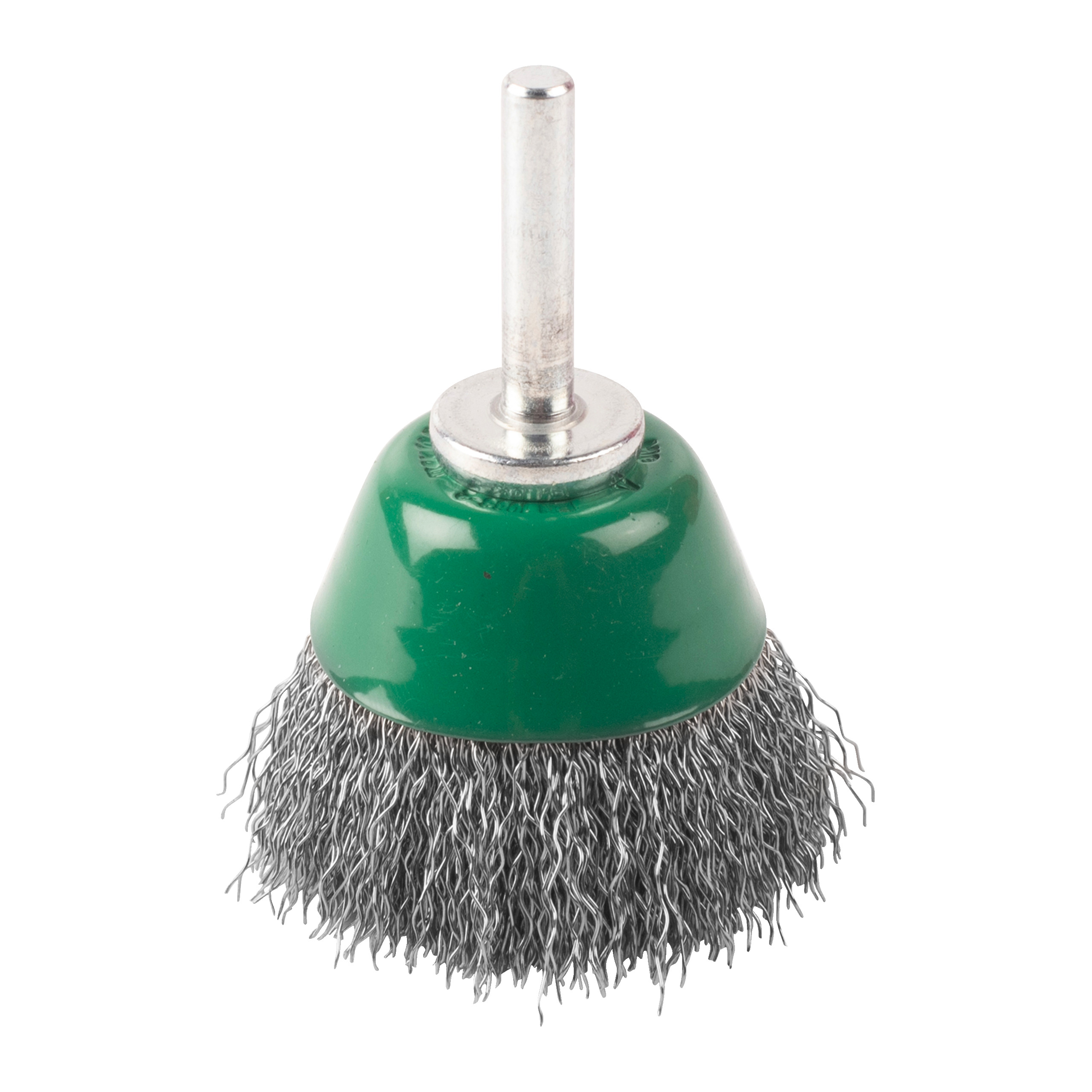 Cepillo Alambre de copa ondulado 6mm 50x20 acero INOX. 0,3mm - 3uds