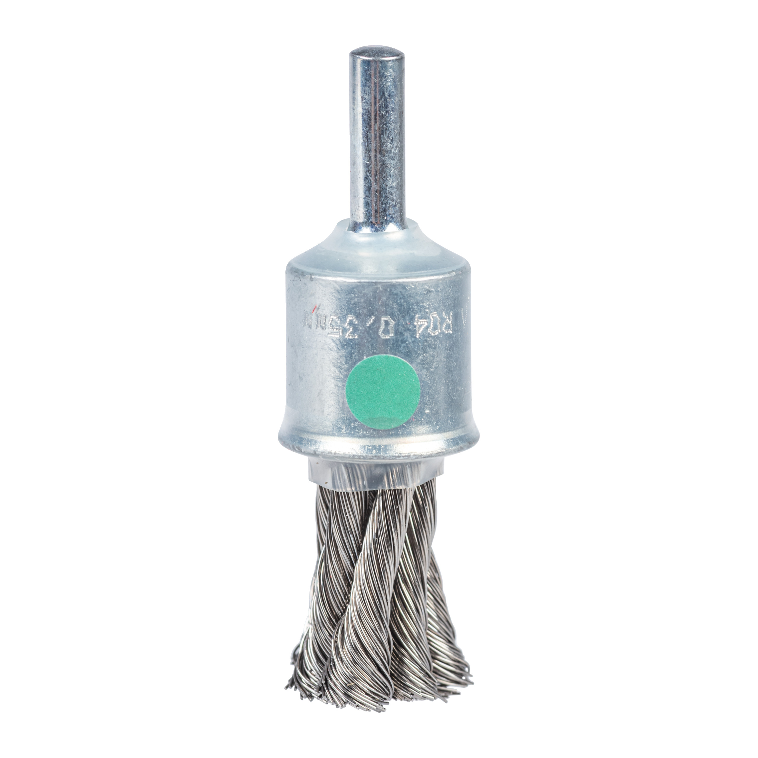 Cepillo Alambre de acabados trenzado 6mm 19x28x72 acero INOX. 0,35mm - 3uds