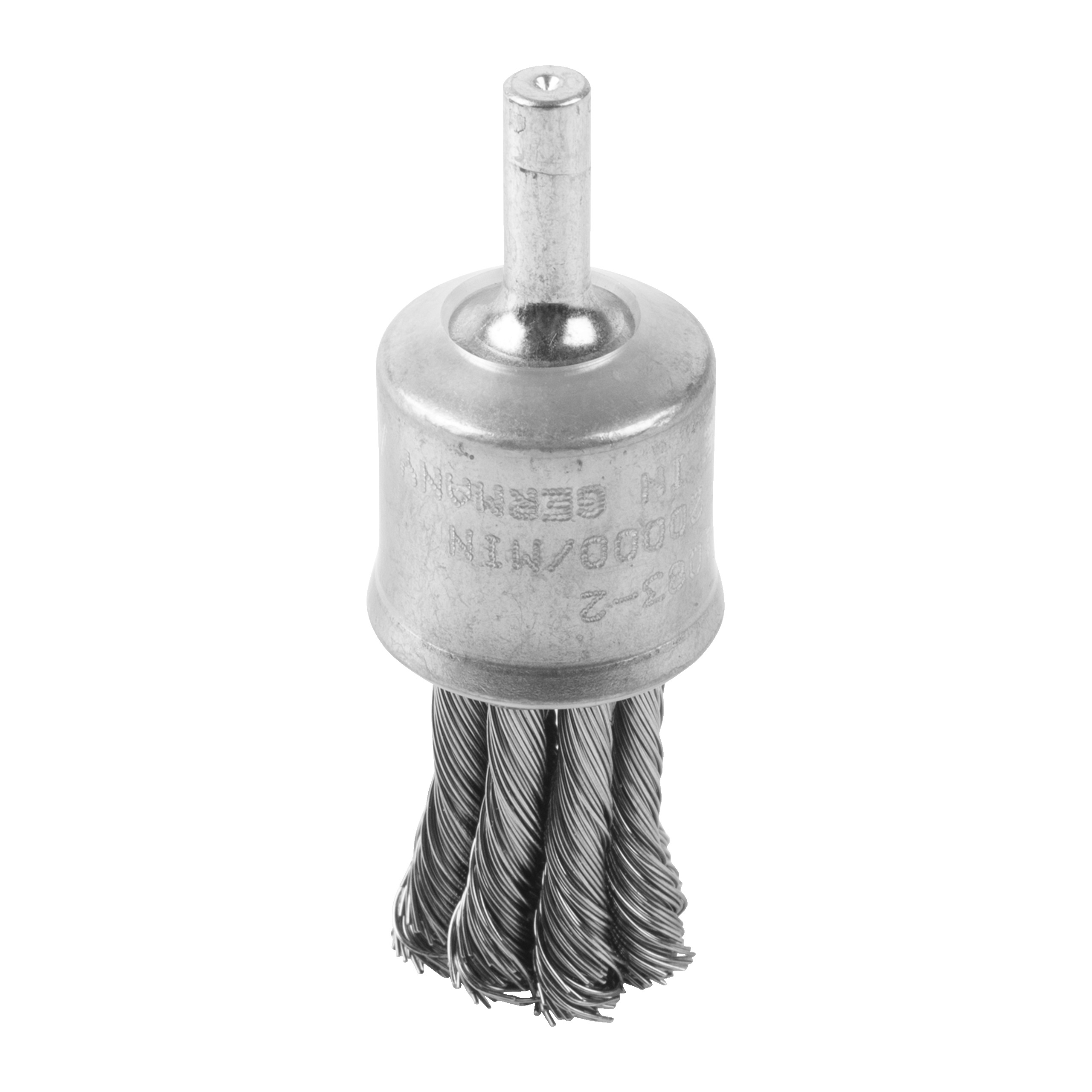 Cepillo Alambre de acabados trenzado 6mm 22x28x72 acero INOX. 0,35mm - 3uds