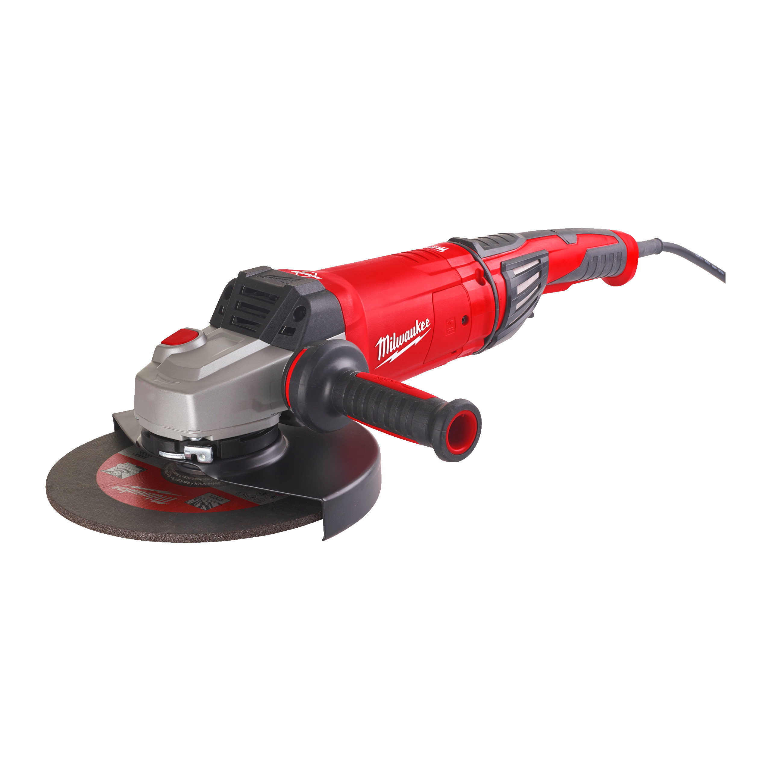 Amoladora angular de 2400W con freno, AVS y protección contra el retroceso