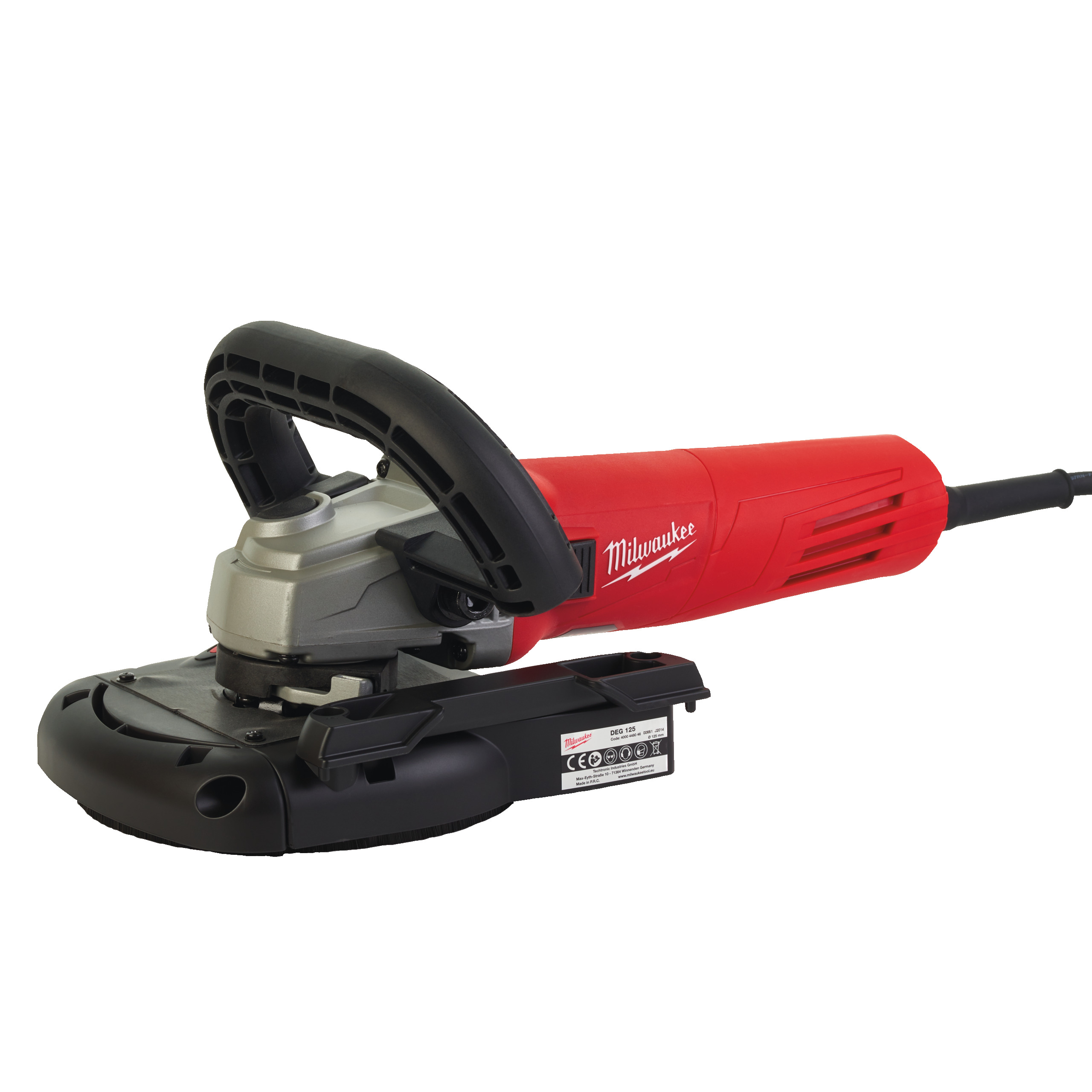 Amoladora angular de 1200W con protector de desbaste