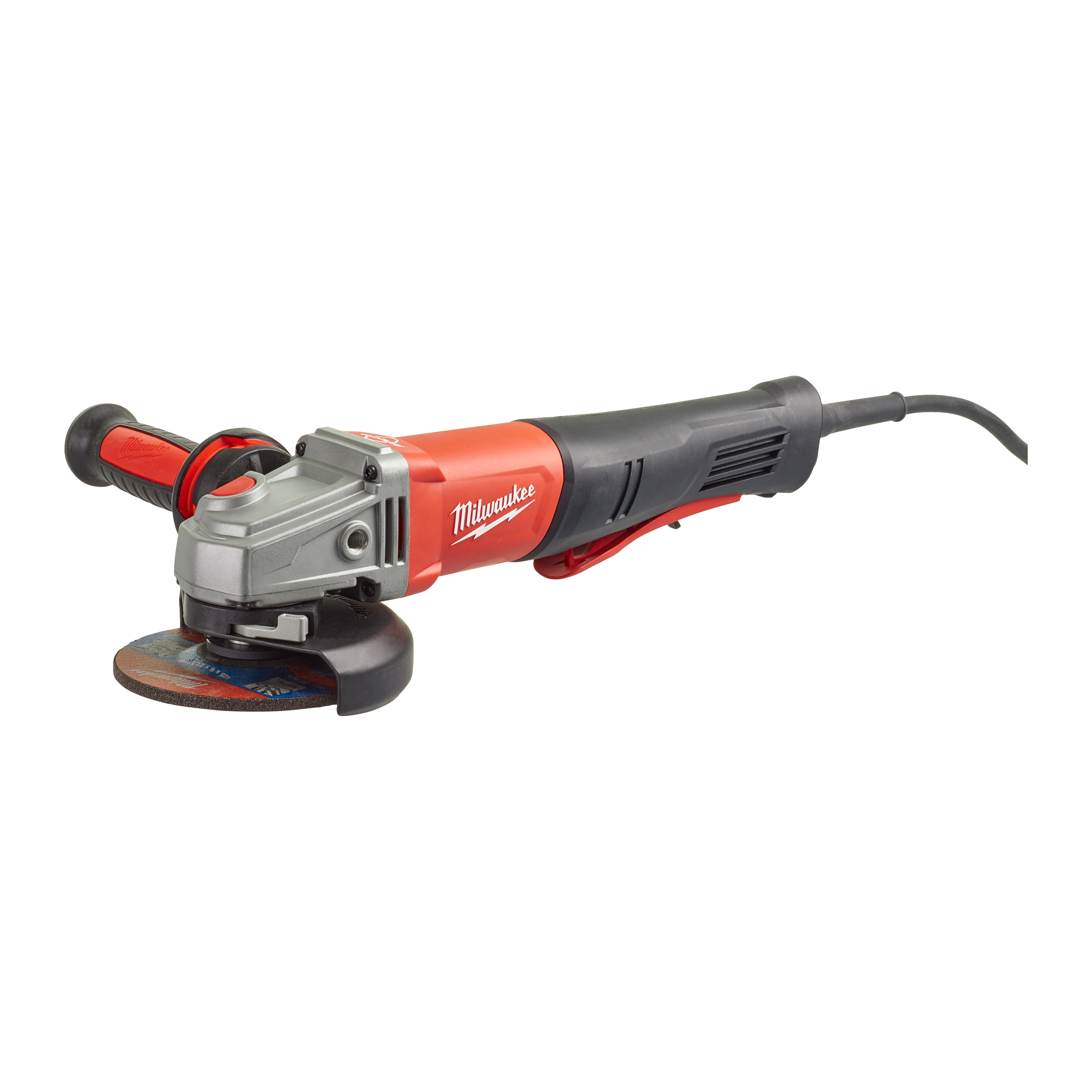 Amoladora con freno de 1250W con AVS e interruptor de paleta
