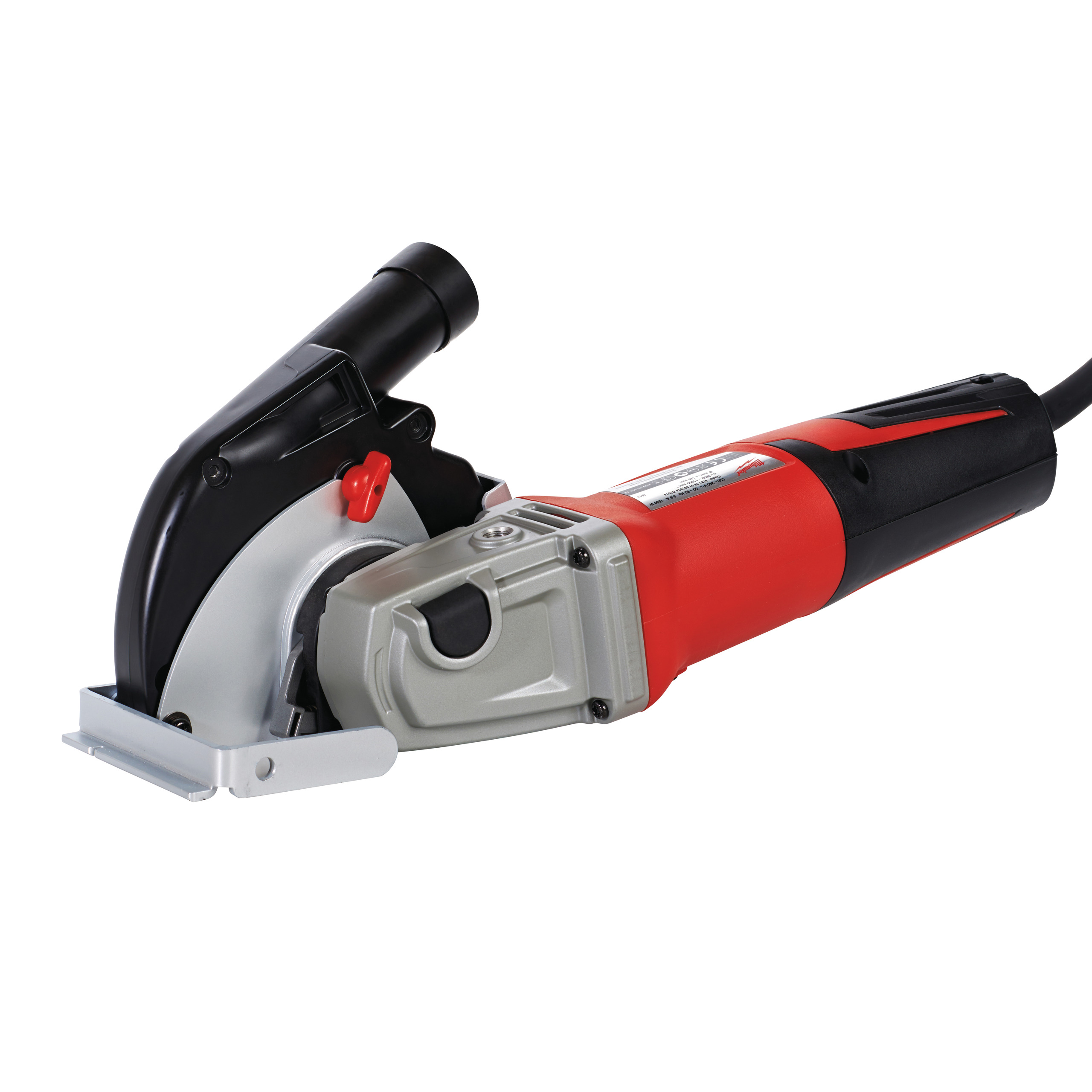 Amoladora angular 1550W con protector para corte (profundidad de 28mm)