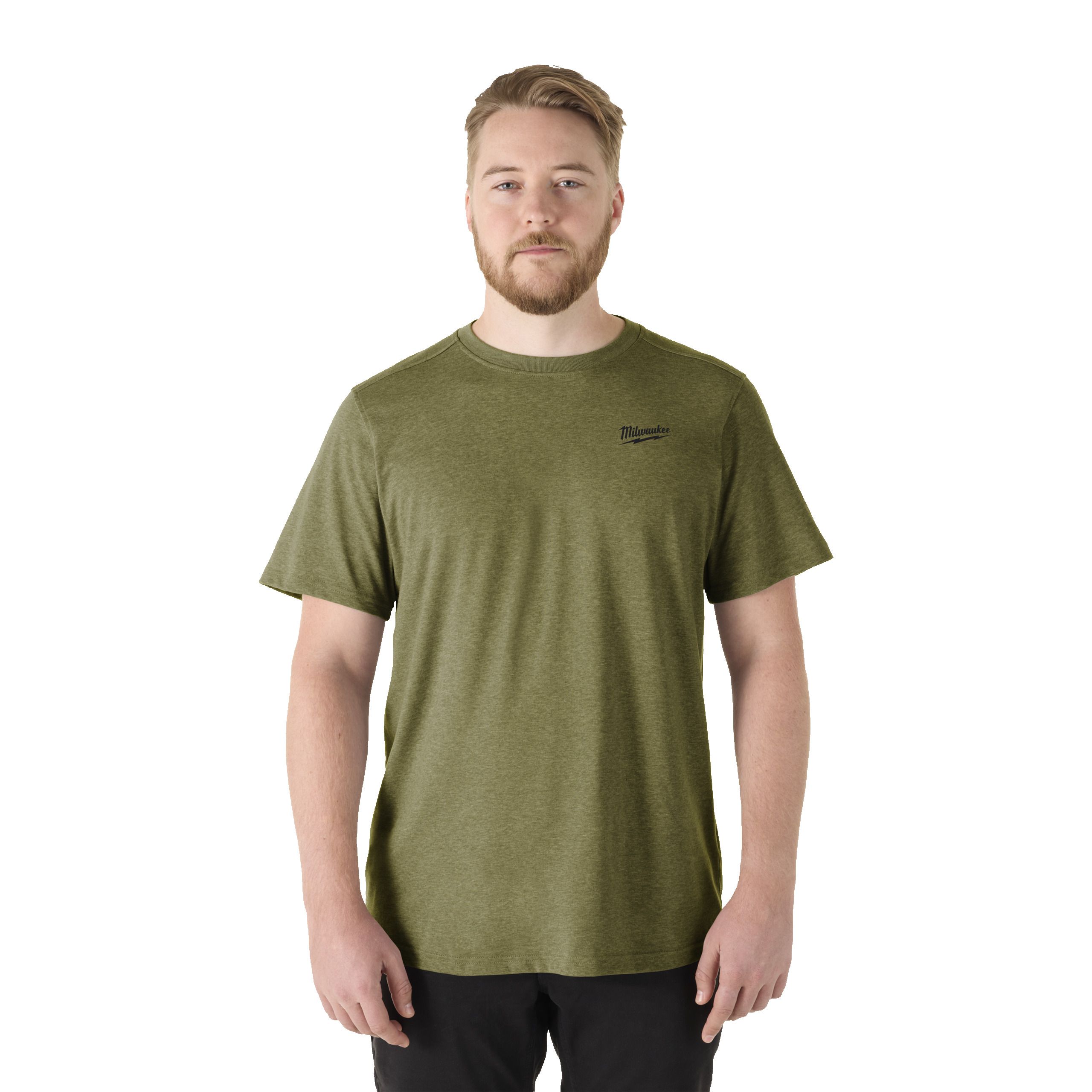Camiseta Híbrida de manga corta verde