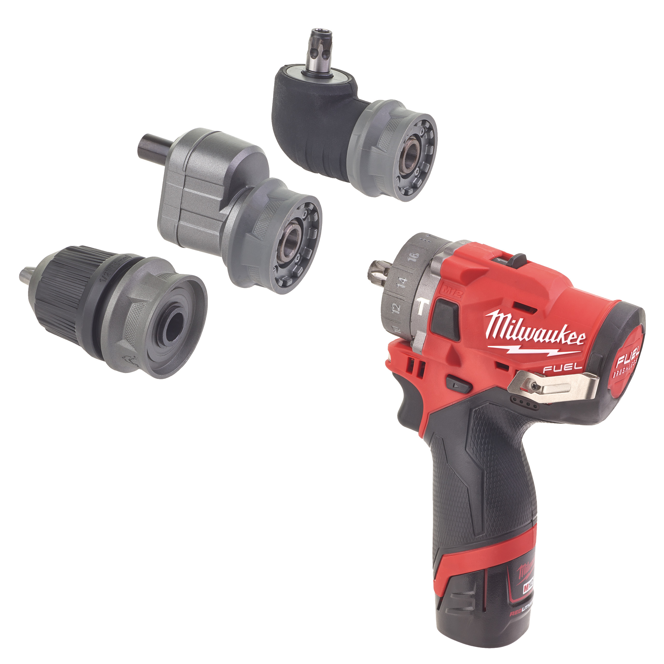 Taladro percutor sub compacto con portabrocas desmontable M12 FUEL™