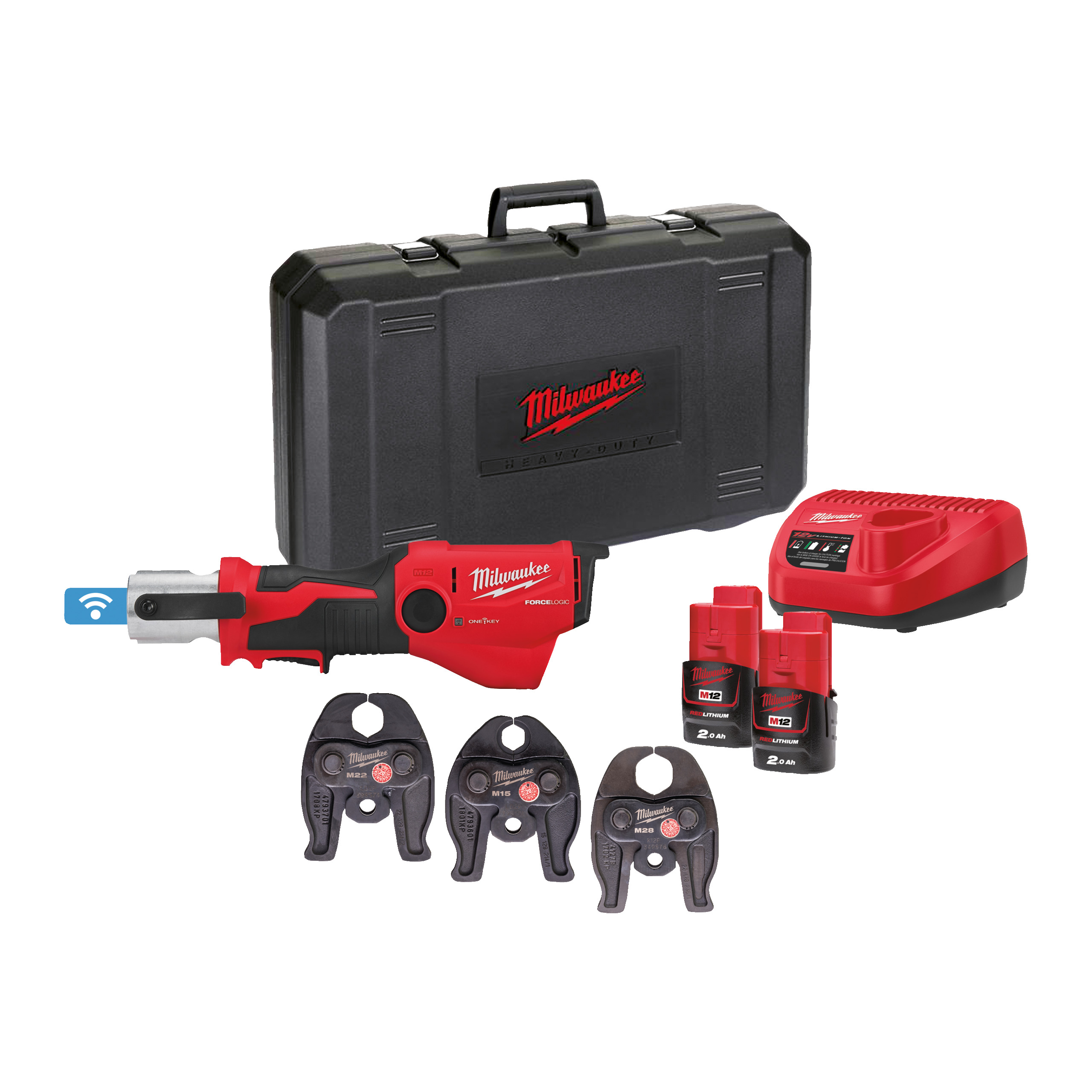 Prensadora hidráulica subcompacta M12™ ONE-KEY™ FORCE LOGIC™