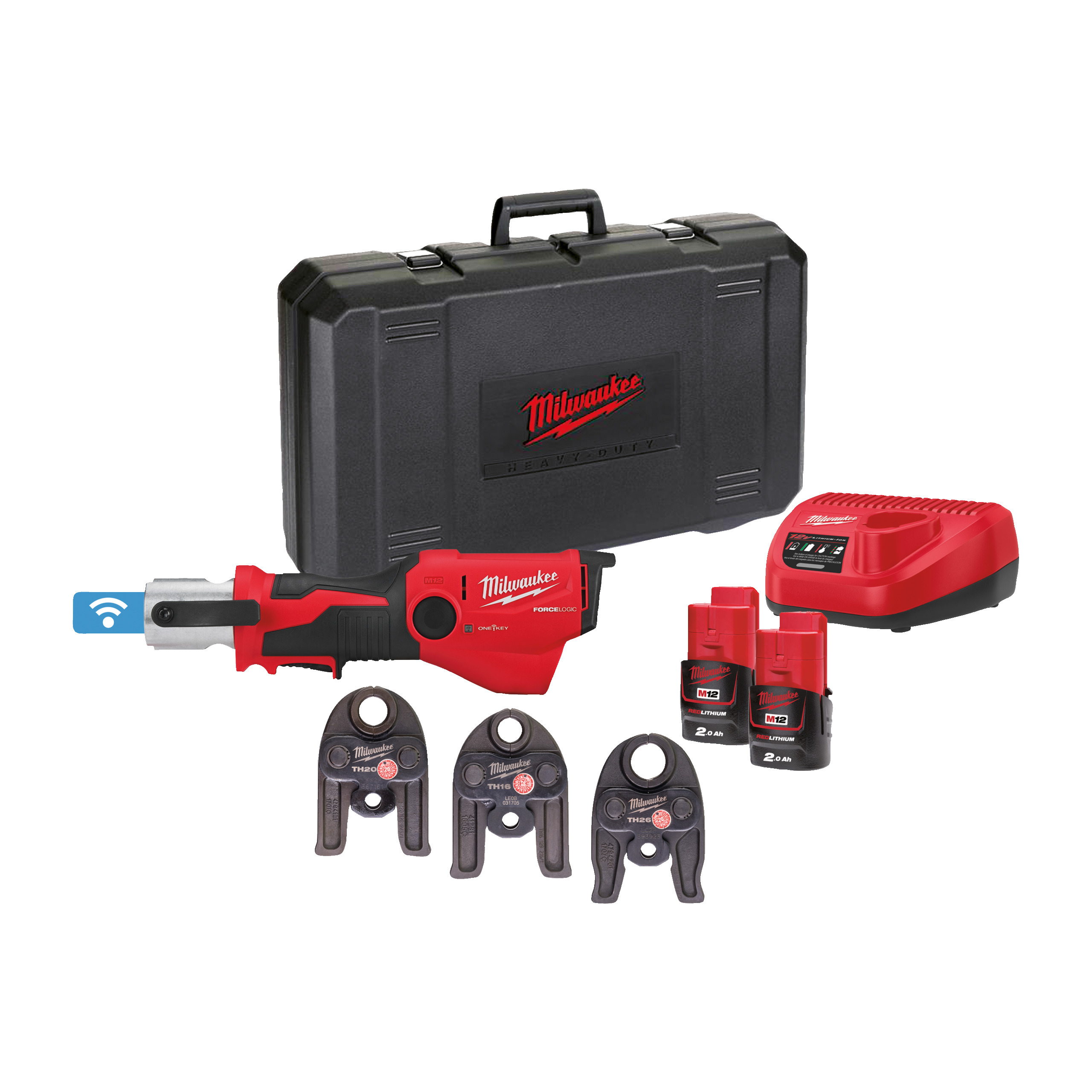 Prensadora hidráulica subcompacta M12™ ONE-KEY™ FORCE LOGIC™