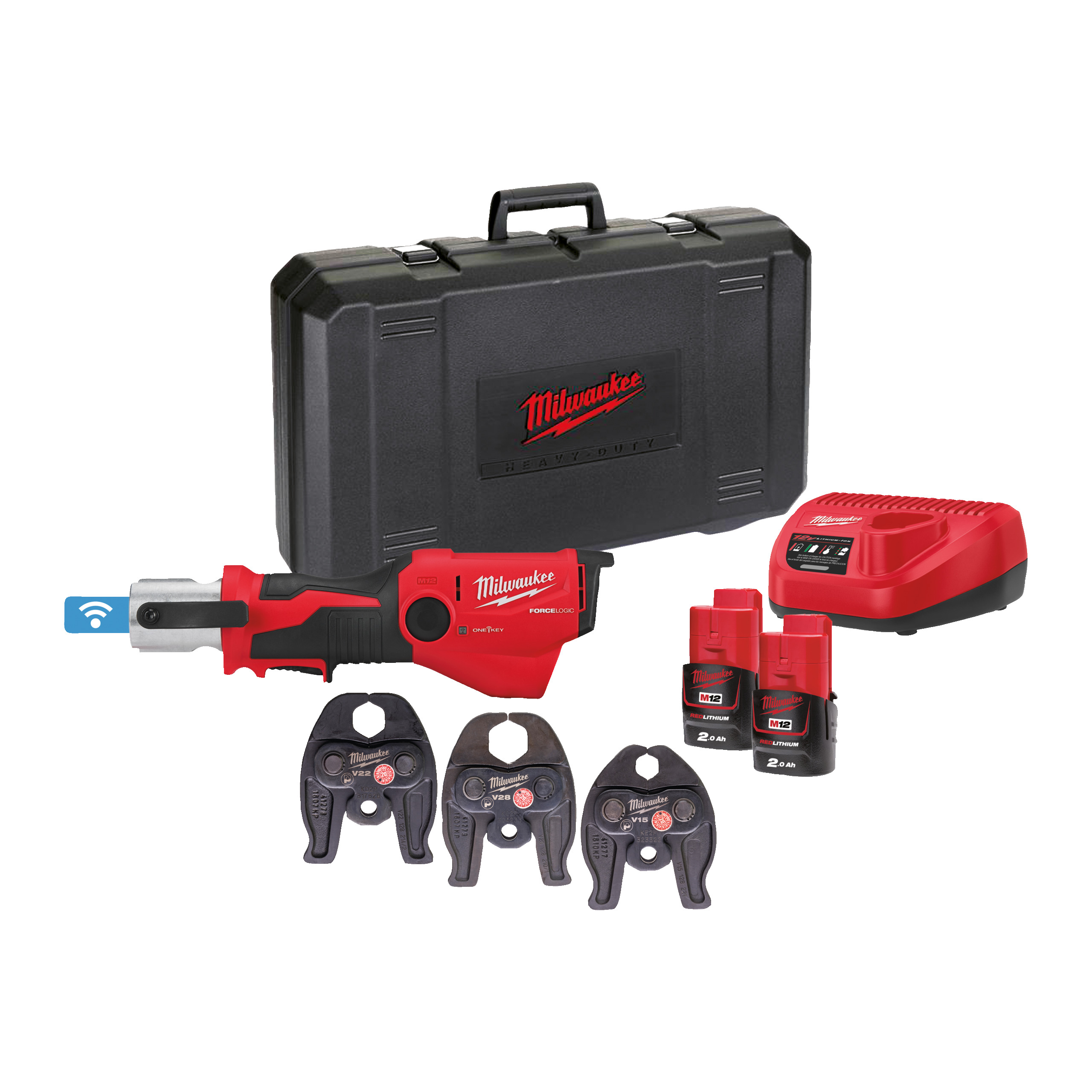 Prensadora hidráulica subcompacta M12™ ONE-KEY™ FORCE LOGIC™