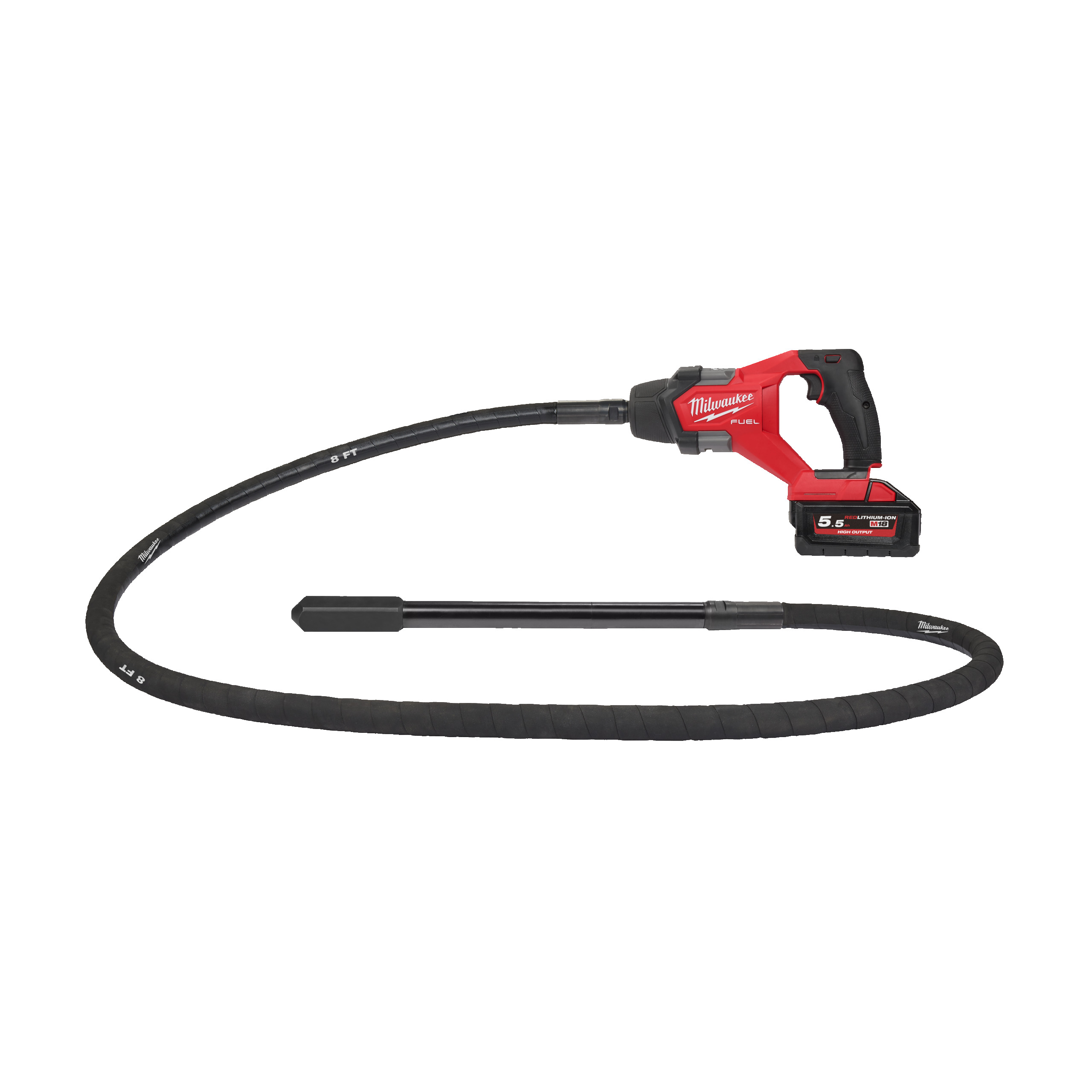 Vibrador de hormigón de aguja M18 FUEL™ de 2,4m