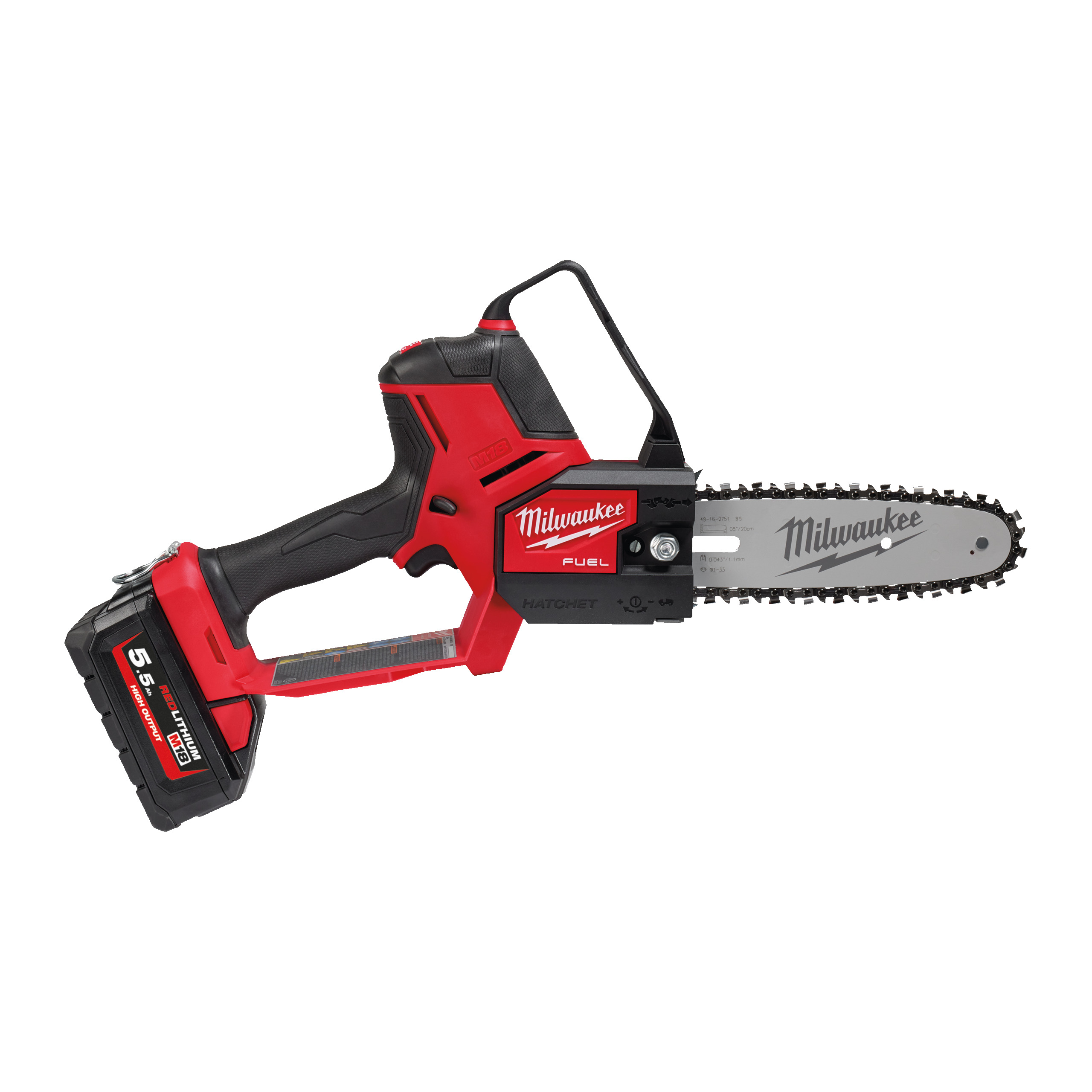 Sierra de poda M18 FUEL™ HATCHET™ con barra de 20cm