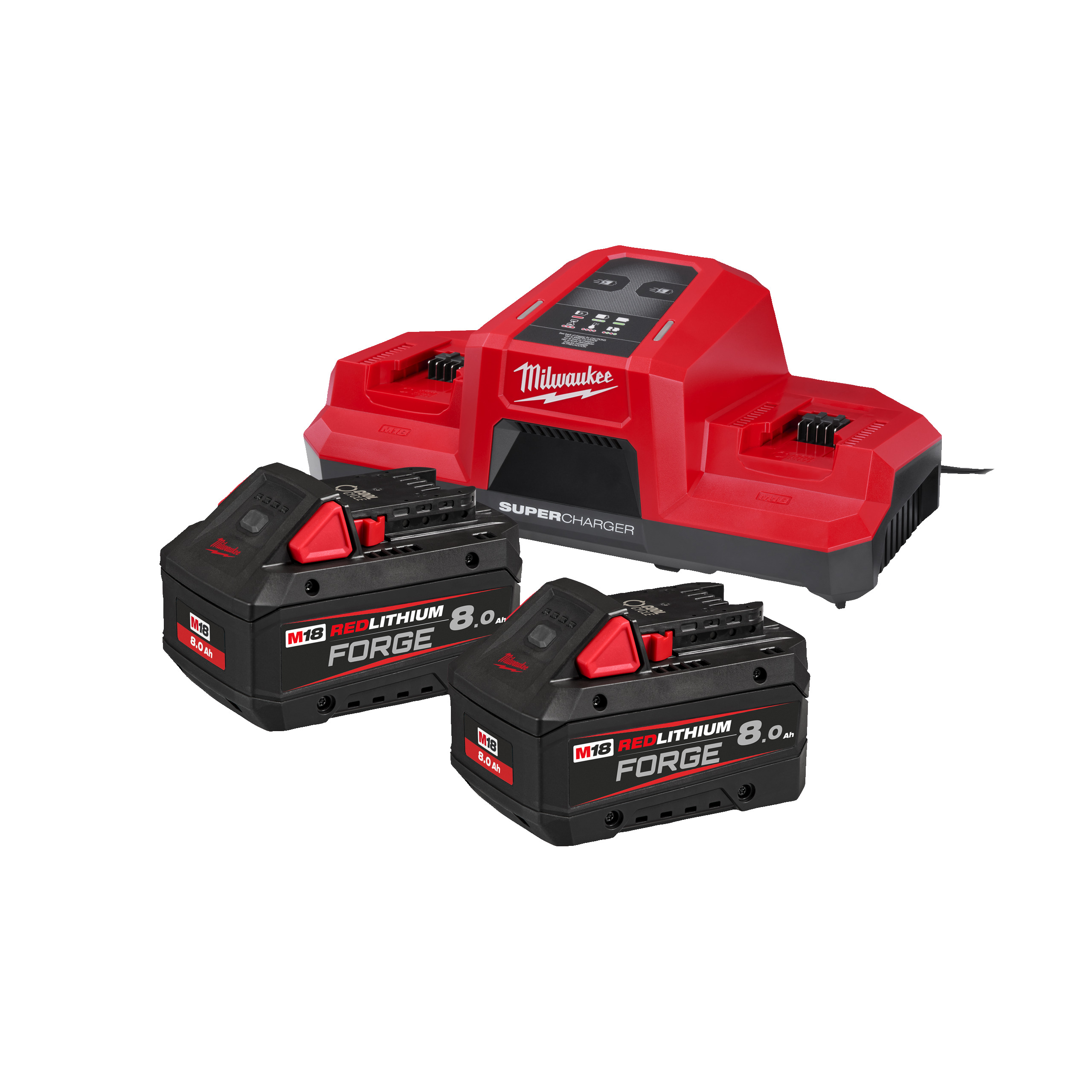 Kit NRG M18™ FORGE™ 8.0Ah + Super cargador