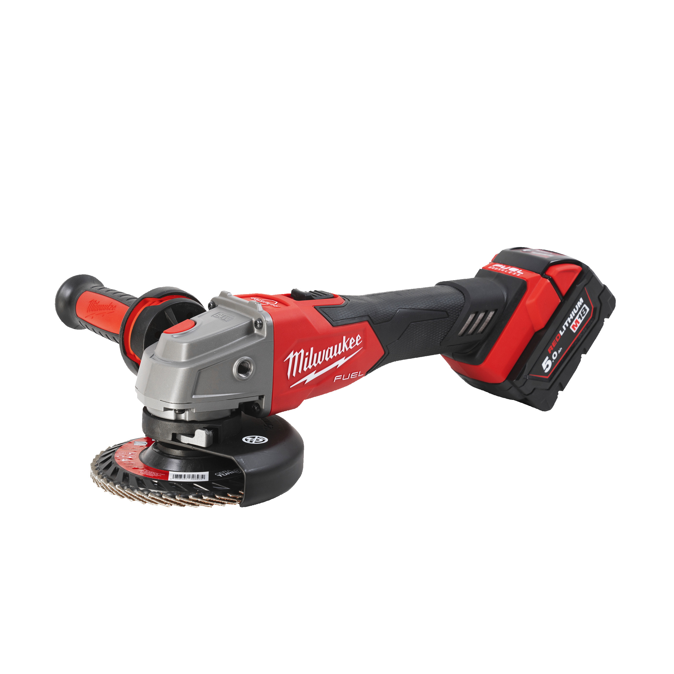 Amoladora angular M18 FUEL™ de 125mm con freno e interruptor de botón