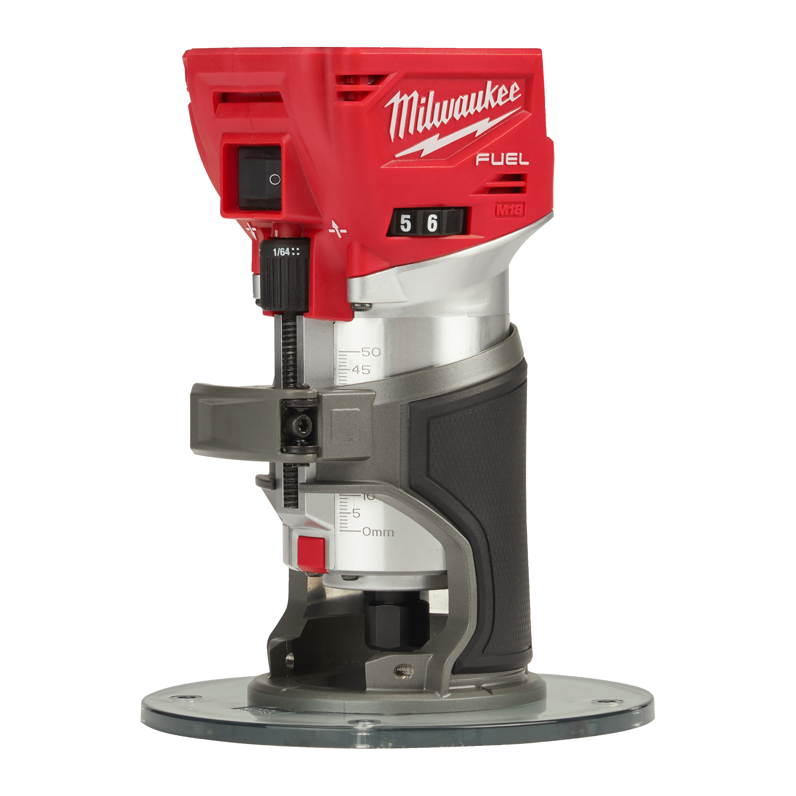 Fresadora M18 FUEL™ con pinzas de 6 / 8mm y bases