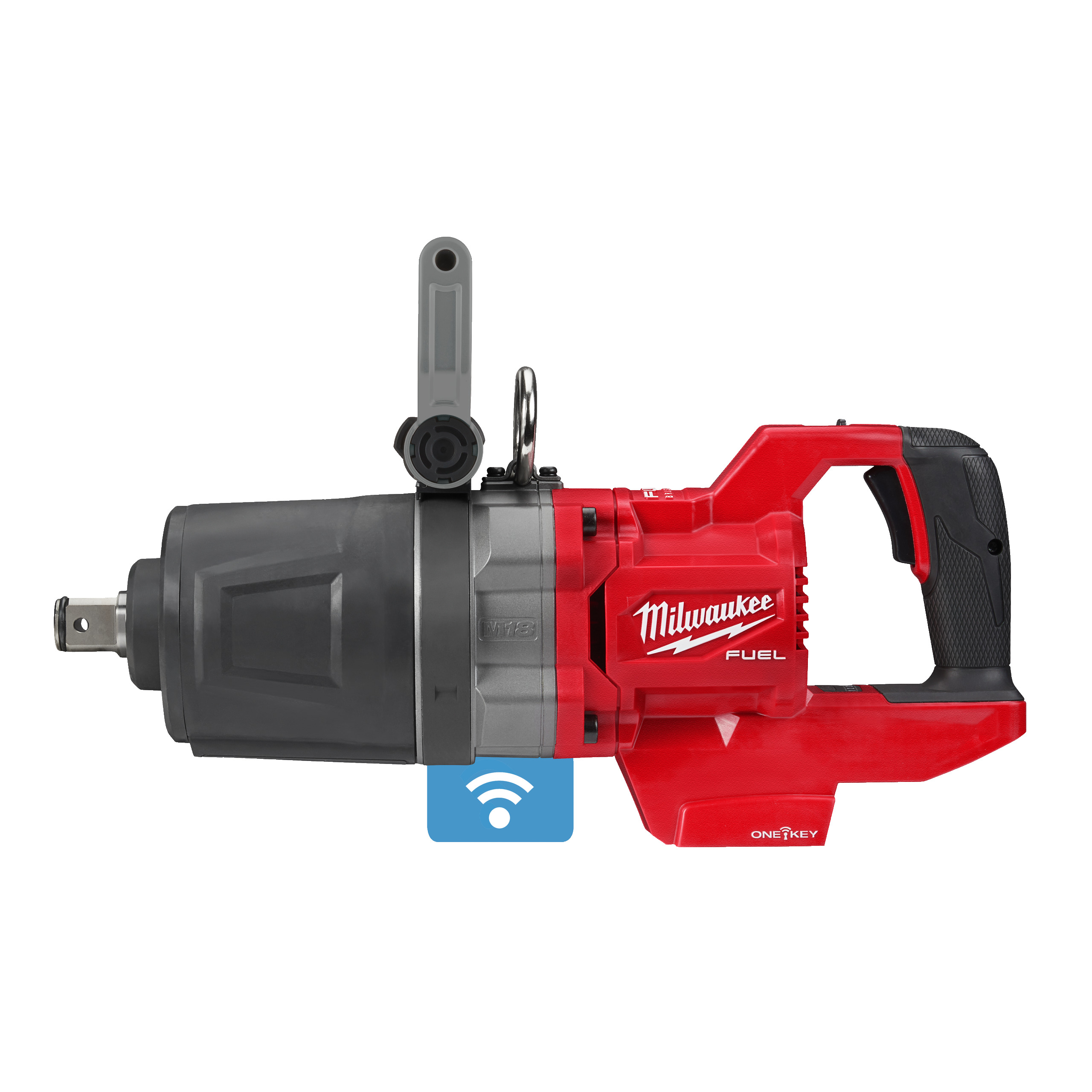 Llave de impacto de alto par M18 FUEL™ ONE-KEY™ con empuñadura en D de 1″ con anillo y eje extendido corto