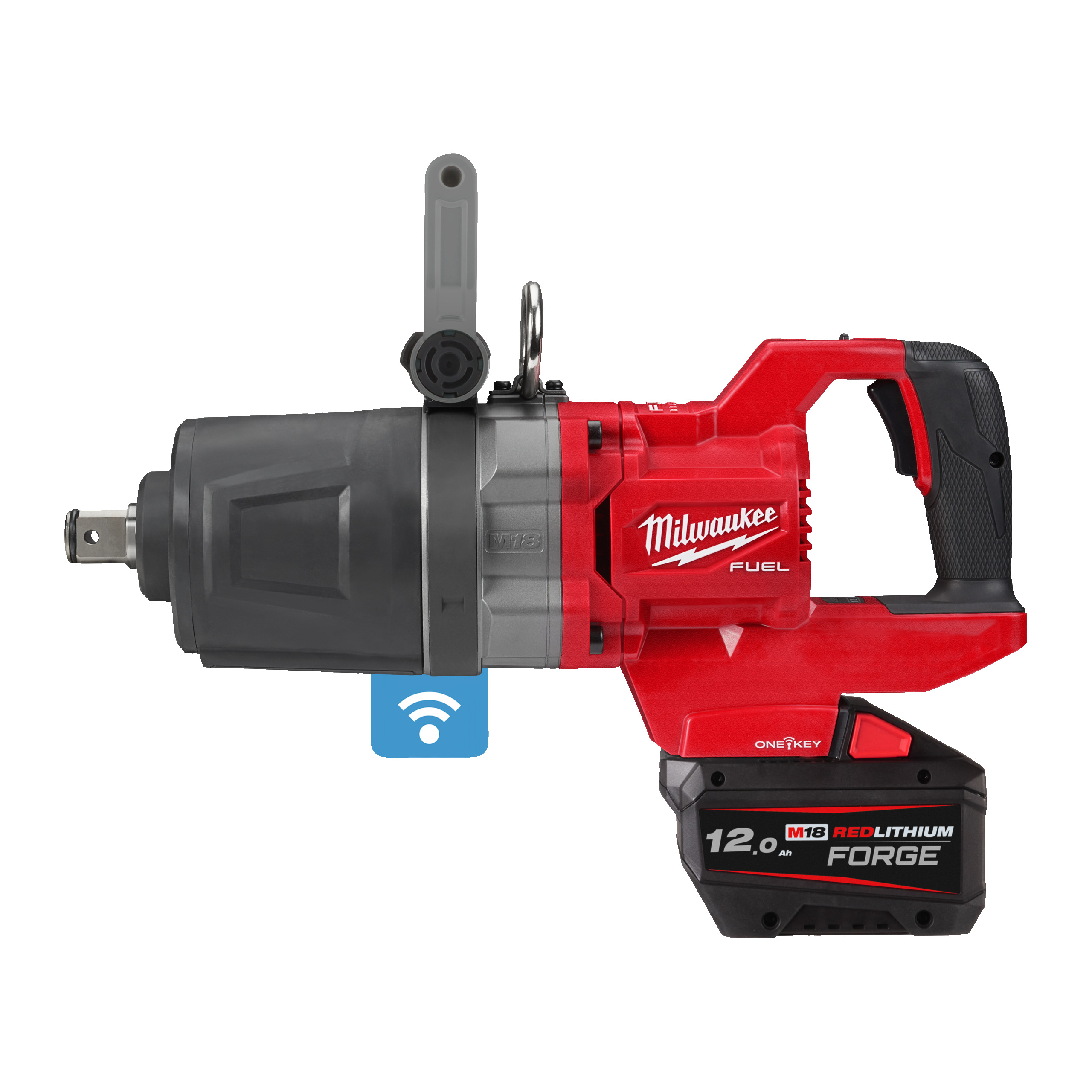 Llave de impacto de alto par M18 FUEL™ ONE-KEY™ con empuñadura en D de 1″ con anillo y eje extendido