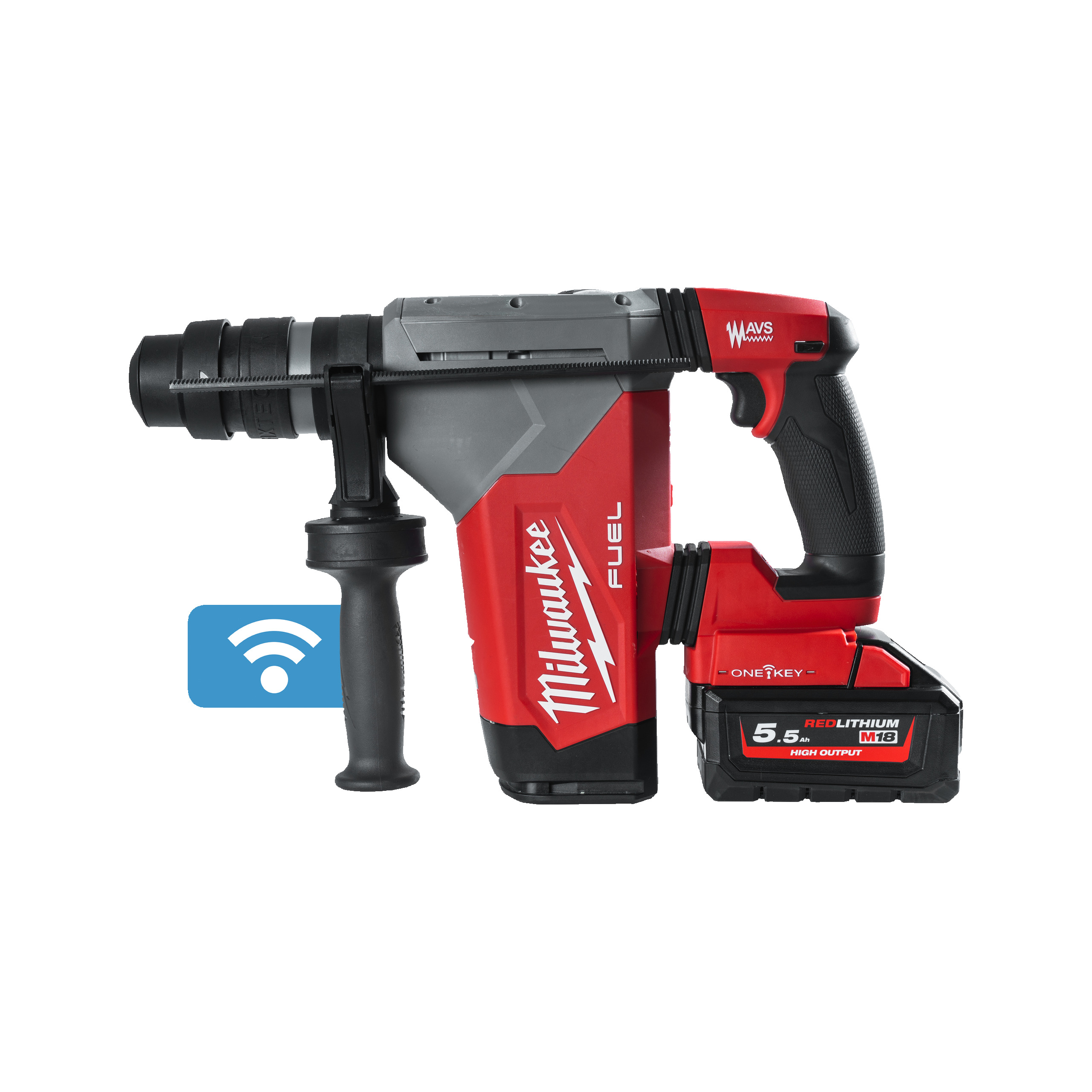 Martillo combinado SDS-Plus M18 FUEL™ de 32mm con ONE-KEY™ y FIXTEC™