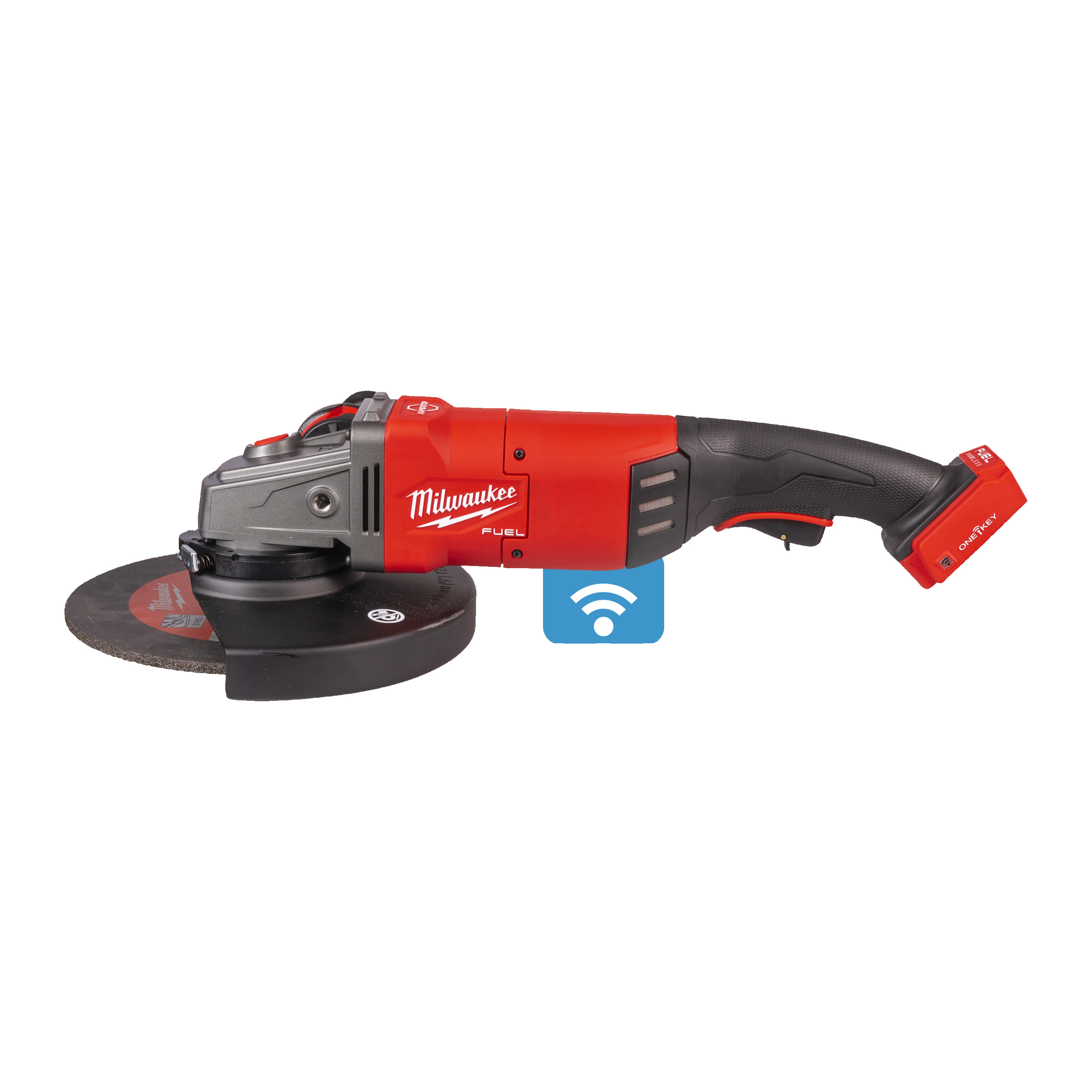 Amoladora angular M18 FUEL™ ONE-KEY™ de 230mm con freno e interruptor de paleta
