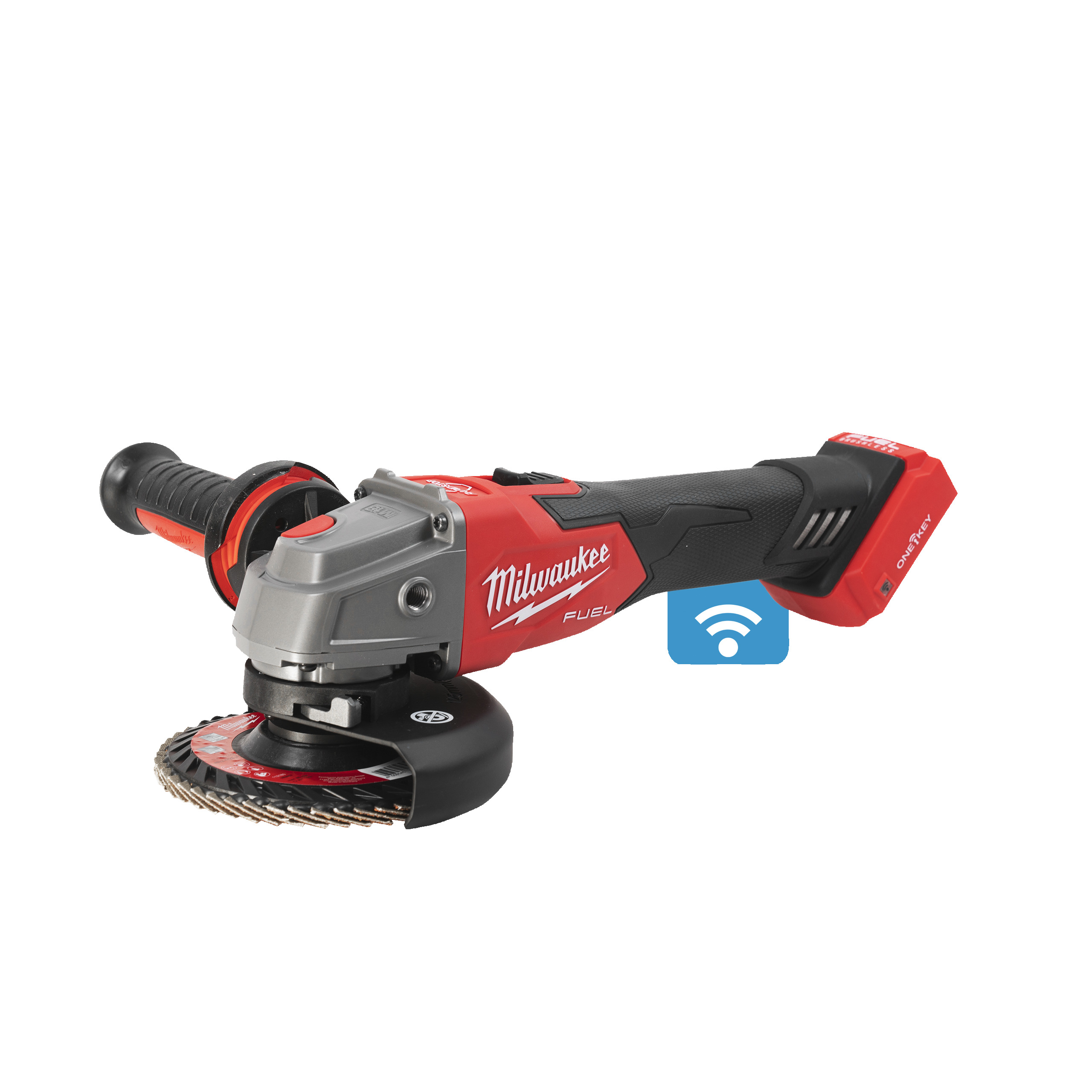 Amoladora angular M18 FUEL™ ONE-KEY™ de 125mm con freno e interruptor de botón