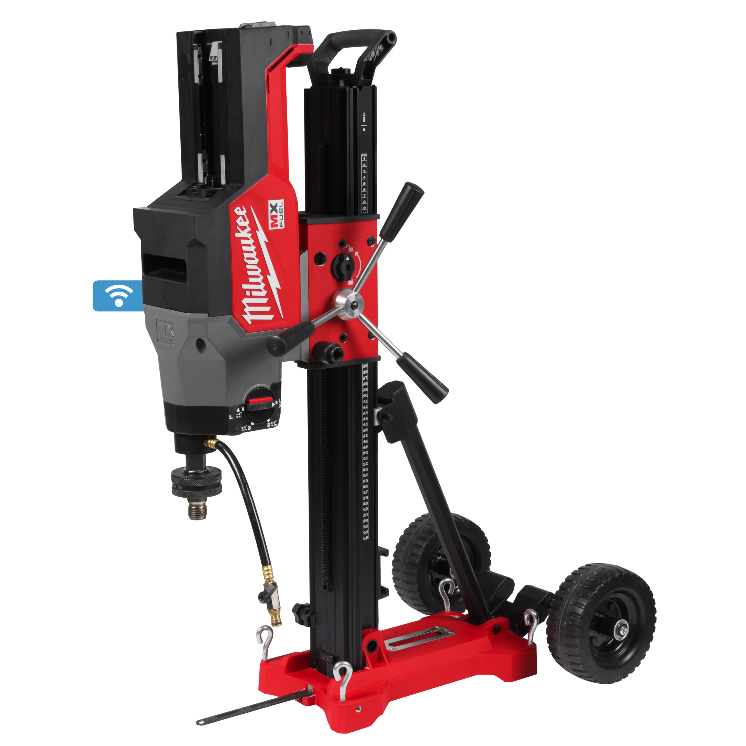 Perforadora de diamante MX FUEL™ 350mm y columna de perforación