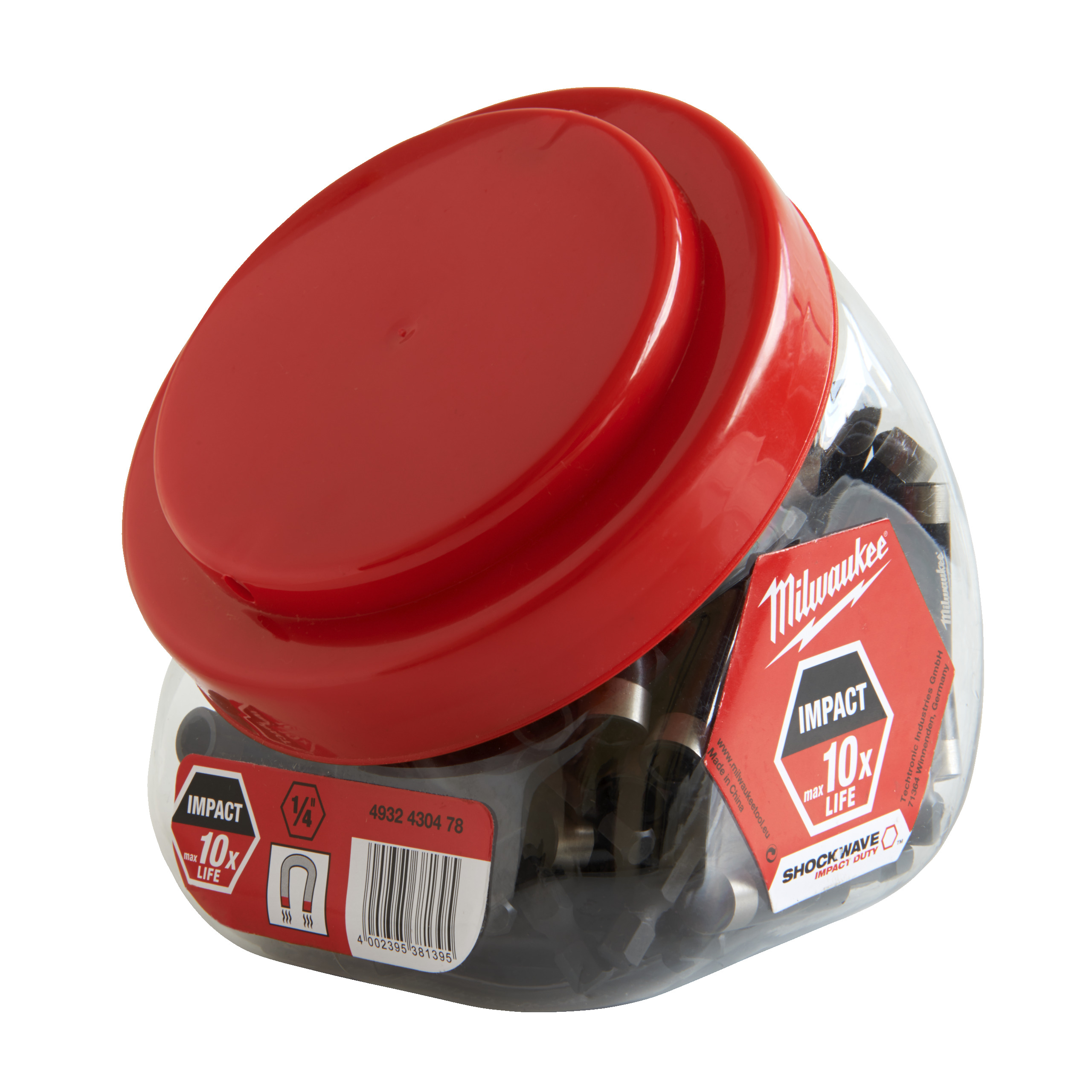 Prolongador magnético de 60mm ¼″ hex. (Bol de 100 unidades)