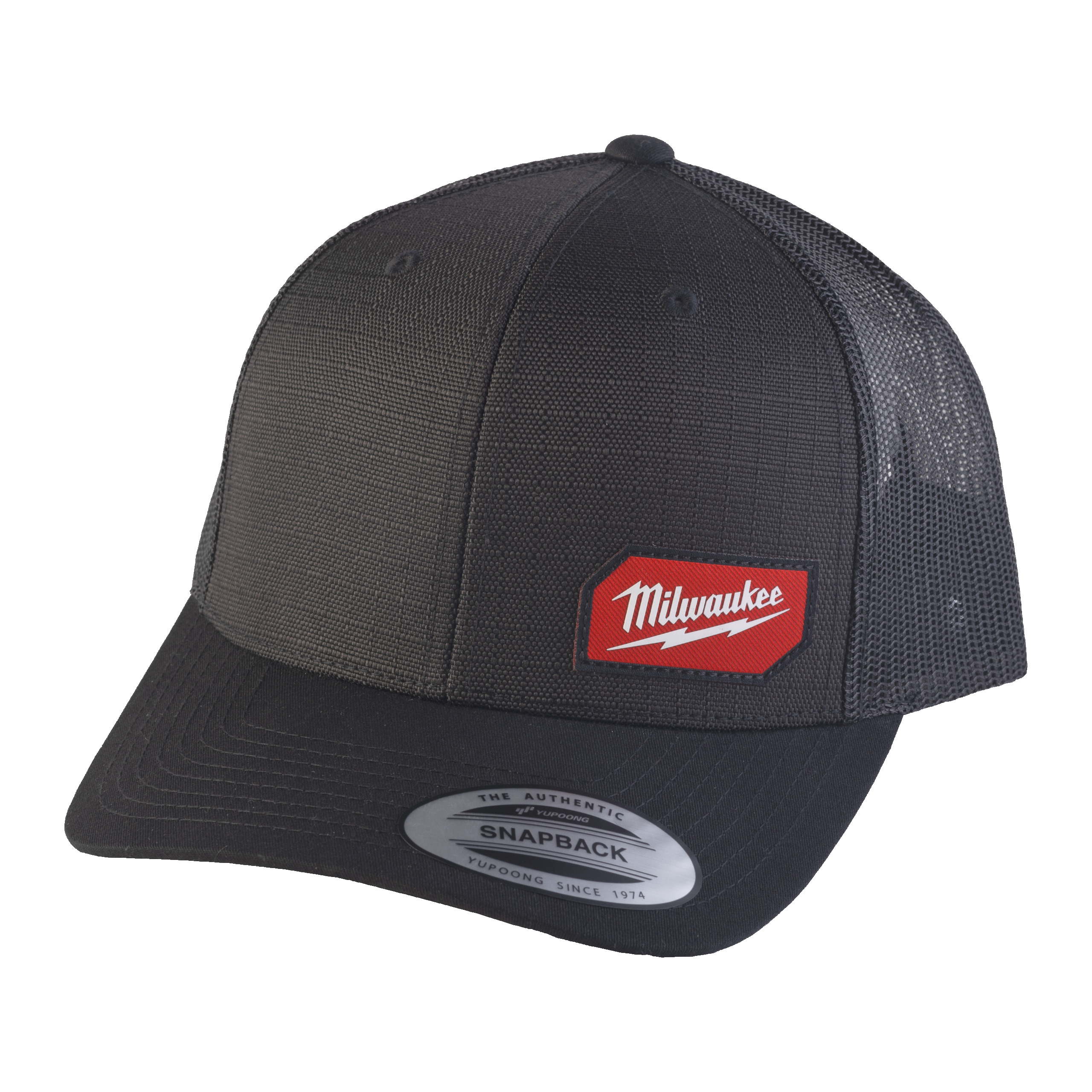 Gorra con rejilla negra