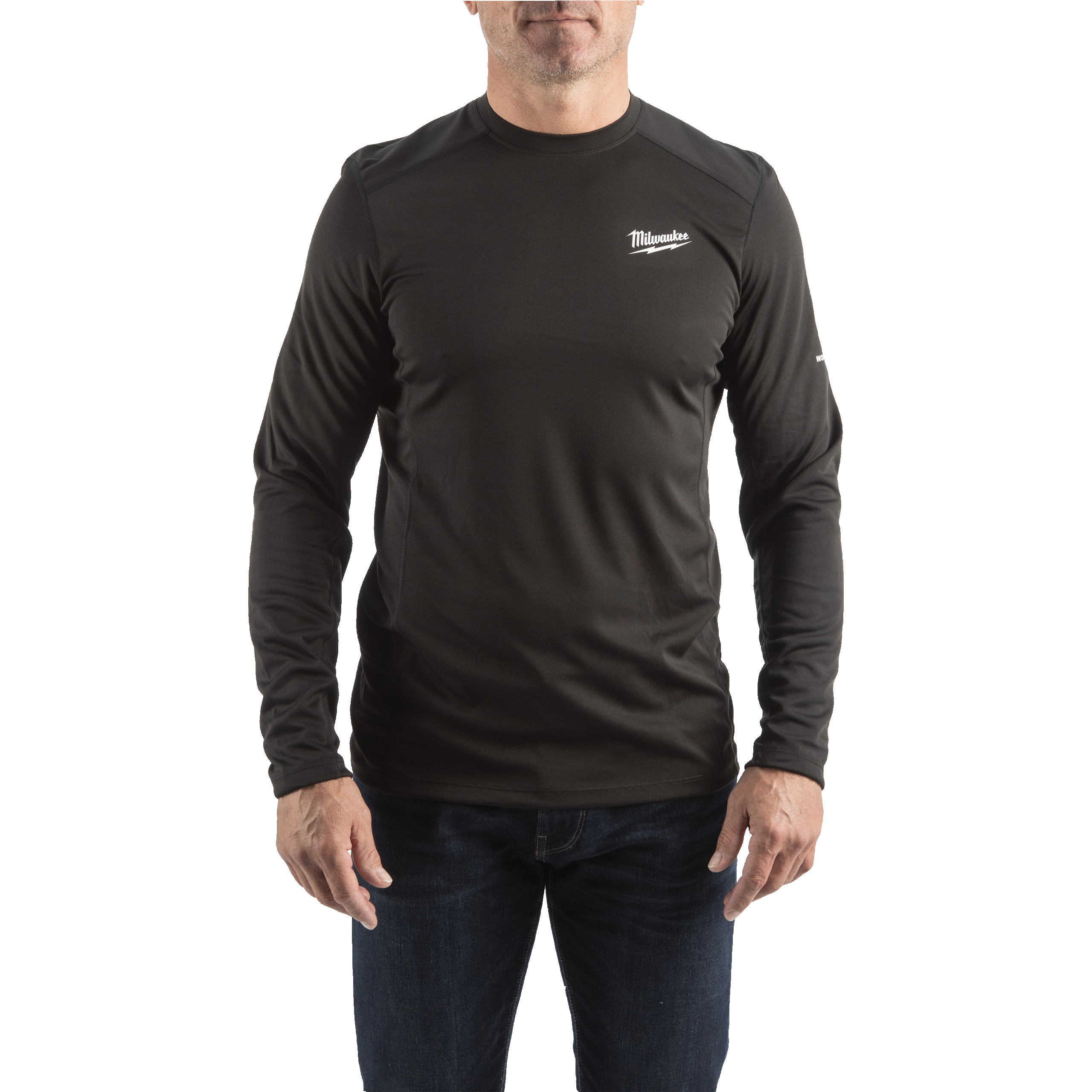 Camiseta para clima templado workskin™ de manga larga negra